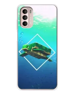 Чехол для Motorola MOTO G52 с картинкой «Черепаха Minecraft» Чехол для Motorola MOTO G52 с картинкой «Черепаха Minecraft»