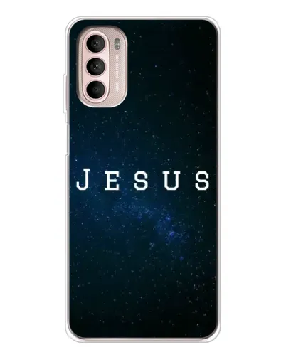 Чехол для Motorola MOTO G52 с картинкой «Звездное небо Jesus» Чехол для Motorola MOTO G52 с картинкой «Звездное небо Jesus»