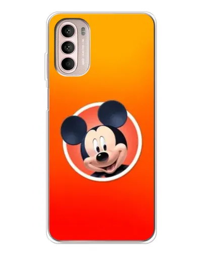 Чехол для Motorola MOTO G52 с картинкой «Mickey в круге»