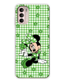 Чехол для Motorola MOTO G52 с картинкой «Mickey в клетку»