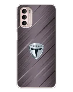 Чехол для Motorola MOTO G52 с картинкой «Металлическая текстура Tesla» Чехол для Motorola MOTO G52 с картинкой «Металлическая текстура Tesla»