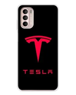Чехол для Motorola MOTO G52 с картинкой «Tesla Red Logo» Чехол для Motorola MOTO G52 с картинкой «Tesla Red Logo»