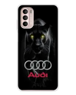 Чехол для Motorola MOTO G52 с картинкой «Пантера и Audi» Чехол для Motorola MOTO G52 с картинкой «Пантера и Audi»