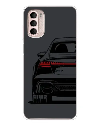 Чехол для Motorola MOTO G52 с картинкой «Задняя часть Audi — арт»