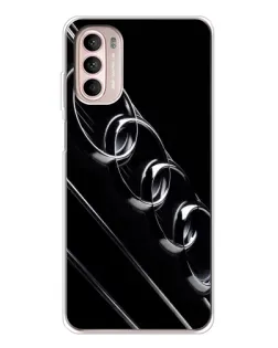 Чехол для Motorola MOTO G52 с картинкой «Audi — абстрактные кольца» Чехол для Motorola MOTO G52 с картинкой «Audi — абстрактные кольца»