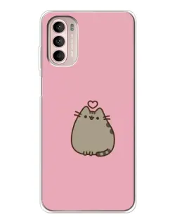 Чехол для Motorola MOTO G52 с картинкой «Pusheen сердце» Чехол для Motorola MOTO G52 с картинкой «Pusheen сердце»