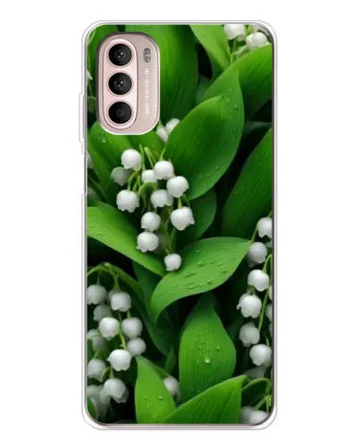 Чехол для Motorola MOTO G52 с картинкой «Ландыши в зелени» Чехол для Motorola MOTO G52 с картинкой «Ландыши в зелени»