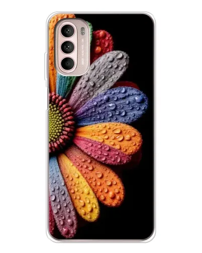 Чехол для Motorola MOTO G52 с картинкой «Радужный цветок» Чехол для Motorola MOTO G52 с картинкой «Радужный цветок»