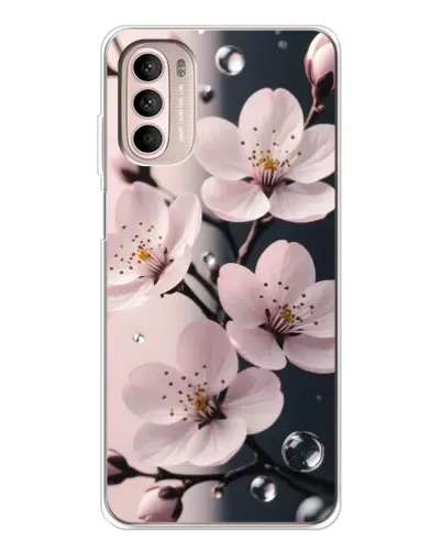 Чехол для Motorola MOTO G52 с картинкой «Нежная сакура и капли» Чехол для Motorola MOTO G52 с картинкой «Нежная сакура и капли»