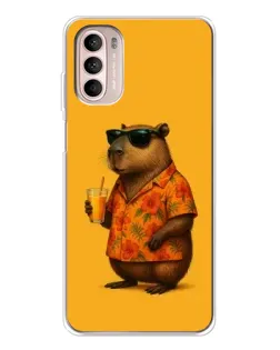Чехол для Motorola MOTO G52 с картинкой «Капибара на отдыхе» Чехол для Motorola MOTO G52 с картинкой «Капибара на отдыхе»