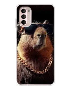 Чехол для Motorola MOTO G52 с картинкой «Капибара золотая цепь» Чехол для Motorola MOTO G52 с картинкой «Капибара золотая цепь»