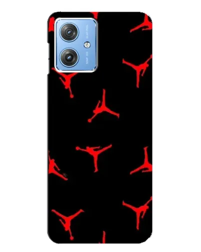 Чехол для Motorola MOTO G54 / G54 Power с картинкой «Jordan Red Pattern» Чехол для Motorola MOTO G54 / G54 Power с картинкой «Jordan Red Pattern»