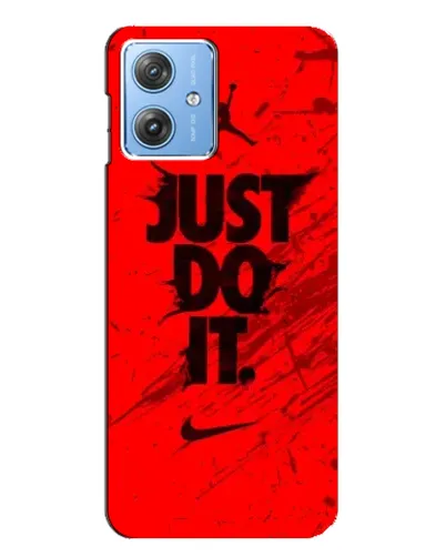 Чехол для Motorola MOTO G54 / G54 Power с картинкой «Nike Just Do It» Чехол для Motorola MOTO G54 / G54 Power с картинкой «Nike Just Do It»