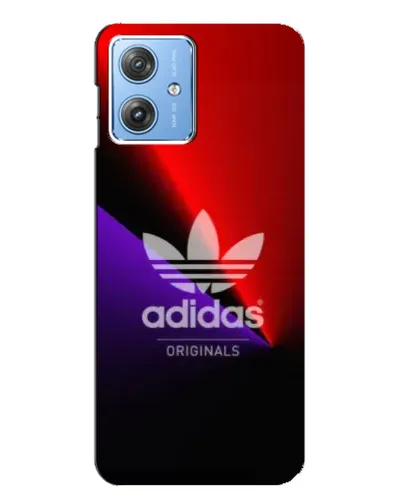 Чехол для Motorola MOTO G54 / G54 Power с картинкой «Adidas Red Neon»