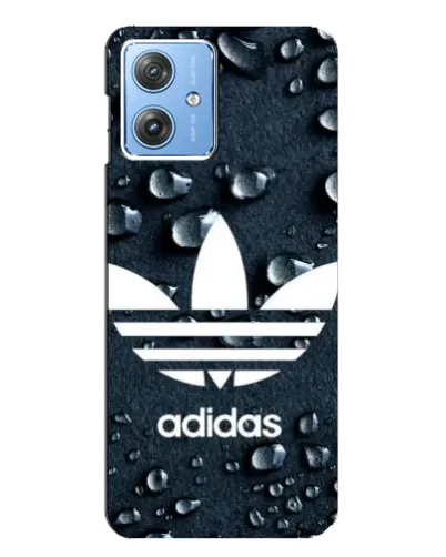 Чехол для Motorola MOTO G54 / G54 Power с картинкой «Adidas Trefoil Blue»