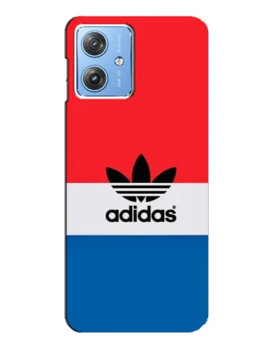Чехол для Motorola MOTO G54 / G54 Power с картинкой «Ретро блоки Adidas»