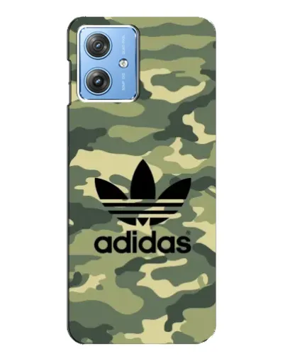 Чехол для Motorola MOTO G54 / G54 Power с картинкой «Милитари стиль Adidas»