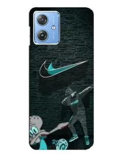 Чехол для Motorola MOTO G54 / G54 Power с картинкой «Спортивный арт Nike» Чехол для Motorola MOTO G54 / G54 Power с картинкой «Спортивный арт Nike»