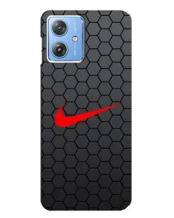 Чехол для Motorola MOTO G54 / G54 Power с картинкой «Nike — карбоновая сетка» Чехол для Motorola MOTO G54 / G54 Power с картинкой «Nike — карбоновая сетка»
