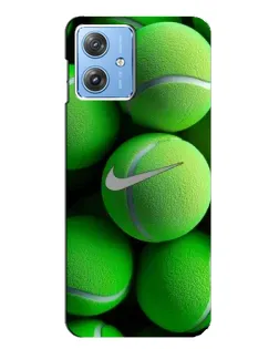 Чехол для Motorola MOTO G54 / G54 Power с картинкой «Теннисные мячи Найк» Чехол для Motorola MOTO G54 / G54 Power с картинкой «Теннисные мячи Найк»