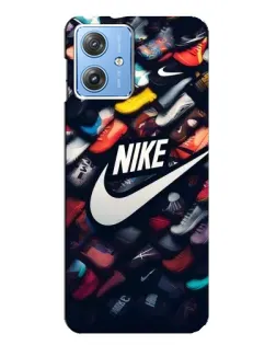 Чехол для Motorola MOTO G54 / G54 Power с картинкой «Коллекция кроссовок Nike» Чехол для Motorola MOTO G54 / G54 Power с картинкой «Коллекция кроссовок Nike»