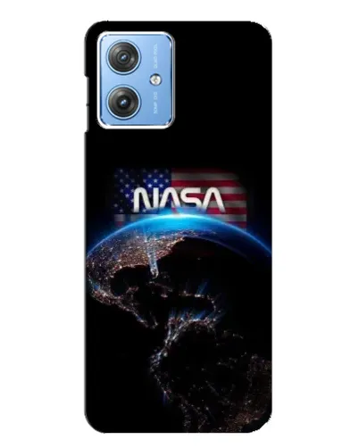Чехол для Motorola MOTO G54 / G54 Power с картинкой «Земля из космоса NASA»