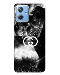 Чехол для Motorola MOTO G54 / G54 Power с картинкой «Gucci — дикая природа»