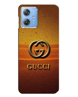Чехол для Motorola MOTO G54 / G54 Power с картинкой «Gucci — солнечный градиент»