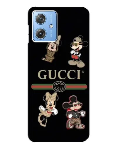 Чехол для Motorola MOTO G54 / G54 Power с картинкой «Gucci — герои Disney и монограмма» Чехол для Motorola MOTO G54 / G54 Power с картинкой «Gucci — герои Disney и монограмма»