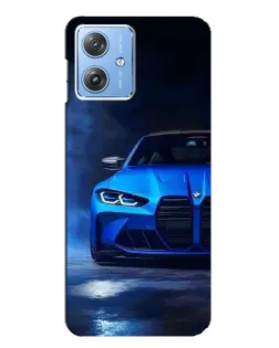Чехол для Motorola MOTO G54 / G54 Power с картинкой «Голубая BMW M4» Чехол для Motorola MOTO G54 / G54 Power с картинкой «Голубая BMW M4»