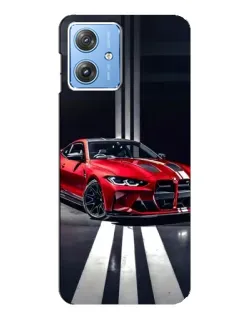 Чехол для Motorola MOTO G54 / G54 Power с картинкой «Красная BMW на дороге» Чехол для Motorola MOTO G54 / G54 Power с картинкой «Красная BMW на дороге»
