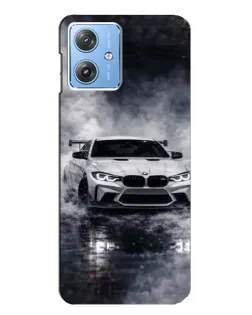 Чехол для Motorola MOTO G54 / G54 Power с картинкой «BMW сквозь туман» Чехол для Motorola MOTO G54 / G54 Power с картинкой «BMW сквозь туман»