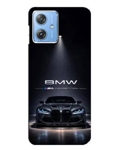 Чехол для Motorola MOTO G54 / G54 Power с картинкой «BMW сквозь ночной город» Чехол для Motorola MOTO G54 / G54 Power с картинкой «BMW сквозь ночной город»