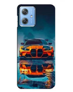 Чехол для Motorola MOTO G54 / G54 Power с картинкой «BMW — золотая эмблема» Чехол для Motorola MOTO G54 / G54 Power с картинкой «BMW — золотая эмблема»