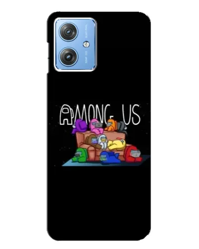 Чехол для Motorola MOTO G54 / G54 Power с картинкой «Логотип Among Us» Чехол для Motorola MOTO G54 / G54 Power с картинкой «Логотип Among Us»
