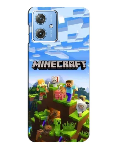 Чехол для Motorola MOTO G54 / G54 Power с картинкой «Minecraft классический мир» Чехол для Motorola MOTO G54 / G54 Power с картинкой «Minecraft классический мир»
