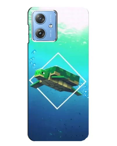 Чехол для Motorola MOTO G54 / G54 Power с картинкой «Черепаха Minecraft» Чехол для Motorola MOTO G54 / G54 Power с картинкой «Черепаха Minecraft»