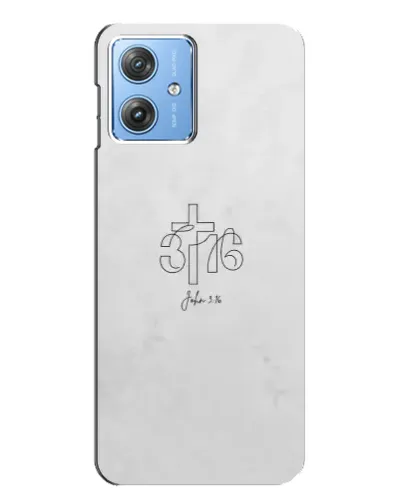 Чехол для Motorola MOTO G54 / G54 Power с картинкой «Иоанна 3:16 Крест» Чехол для Motorola MOTO G54 / G54 Power с картинкой «Иоанна 3:16 Крест»