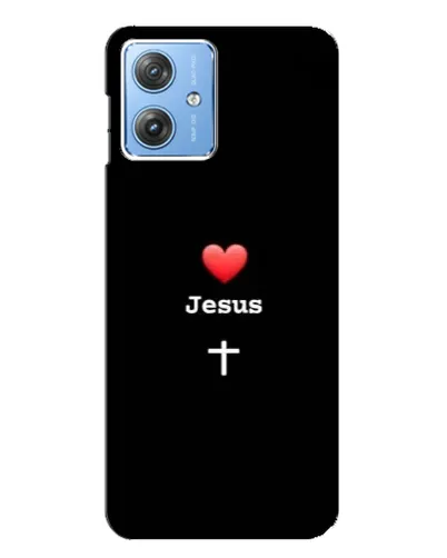 Чехол для Motorola MOTO G54 / G54 Power с картинкой «Сердце - Jesus» Чехол для Motorola MOTO G54 / G54 Power с картинкой «Сердце - Jesus»