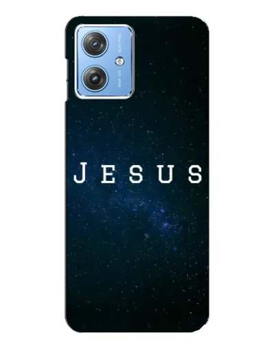 Чехол для Motorola MOTO G54 / G54 Power с картинкой «Звездное небо Jesus» Чехол для Motorola MOTO G54 / G54 Power с картинкой «Звездное небо Jesus»