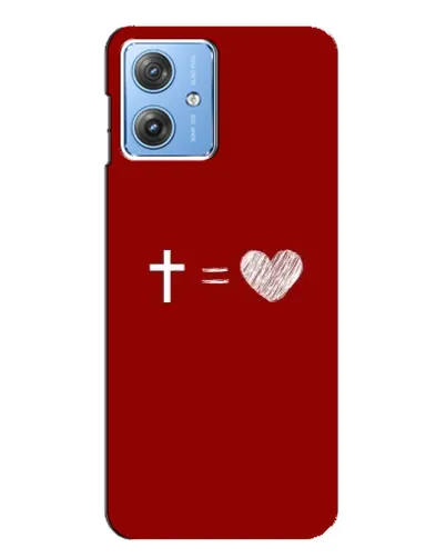 Чехол для Motorola MOTO G54 / G54 Power с картинкой «Уравнение любви» Чехол для Motorola MOTO G54 / G54 Power с картинкой «Уравнение любви»