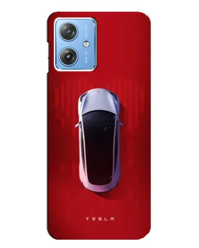 Чехол для Motorola MOTO G54 / G54 Power с картинкой «Tesla Top View»