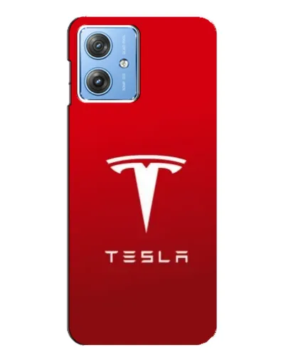 Чехол для Motorola MOTO G54 / G54 Power с картинкой «Tesla Red Classic»