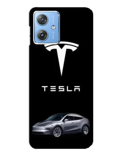 Чехол для Motorola MOTO G54 / G54 Power с картинкой «Tesla Model Y»
