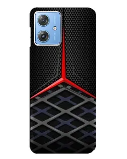 Чехол для Motorola MOTO G54 / G54 Power с картинкой «Mercedes Carbon Grid»