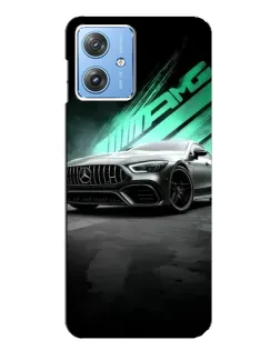 Чехол для Motorola MOTO G54 / G54 Power с картинкой «Темный Mercedes AMG»