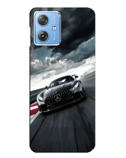 Чехол для Motorola MOTO G54 / G54 Power с картинкой «Гоночный Mercedes AMG»