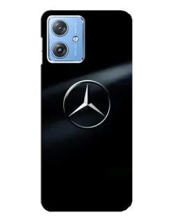 Чехол для Motorola MOTO G54 / G54 Power с картинкой «Mercedes на металле»