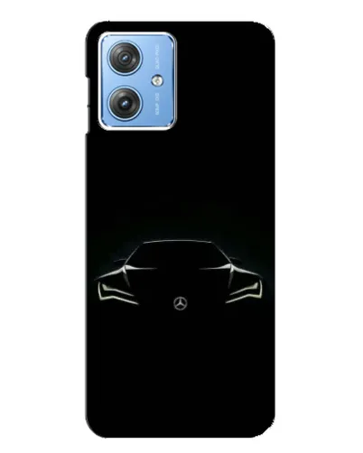 Чехол для Motorola MOTO G54 / G54 Power с картинкой «Mercedes — силуэт авто» Чехол для Motorola MOTO G54 / G54 Power с картинкой «Mercedes — силуэт авто»
