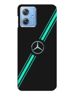 Чехол для Motorola MOTO G54 / G54 Power с картинкой «Спортивные линии Mercedes»
